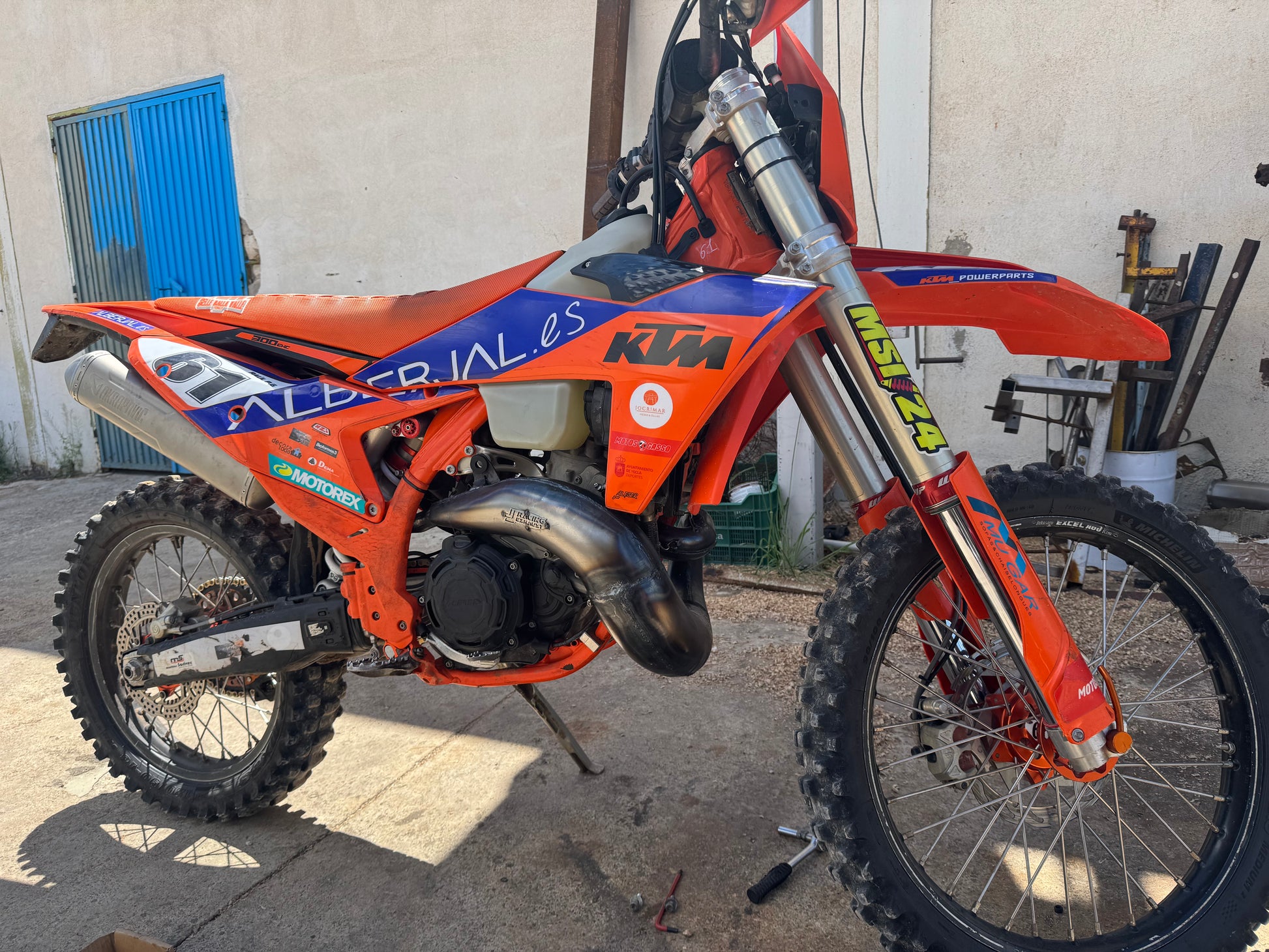 Bufanda JJ racing Works KTM 250 300 EXC 25 SX 23-25 XC23-25 HUSKI 250 300 TE TC 23-25 GG 250 300 25