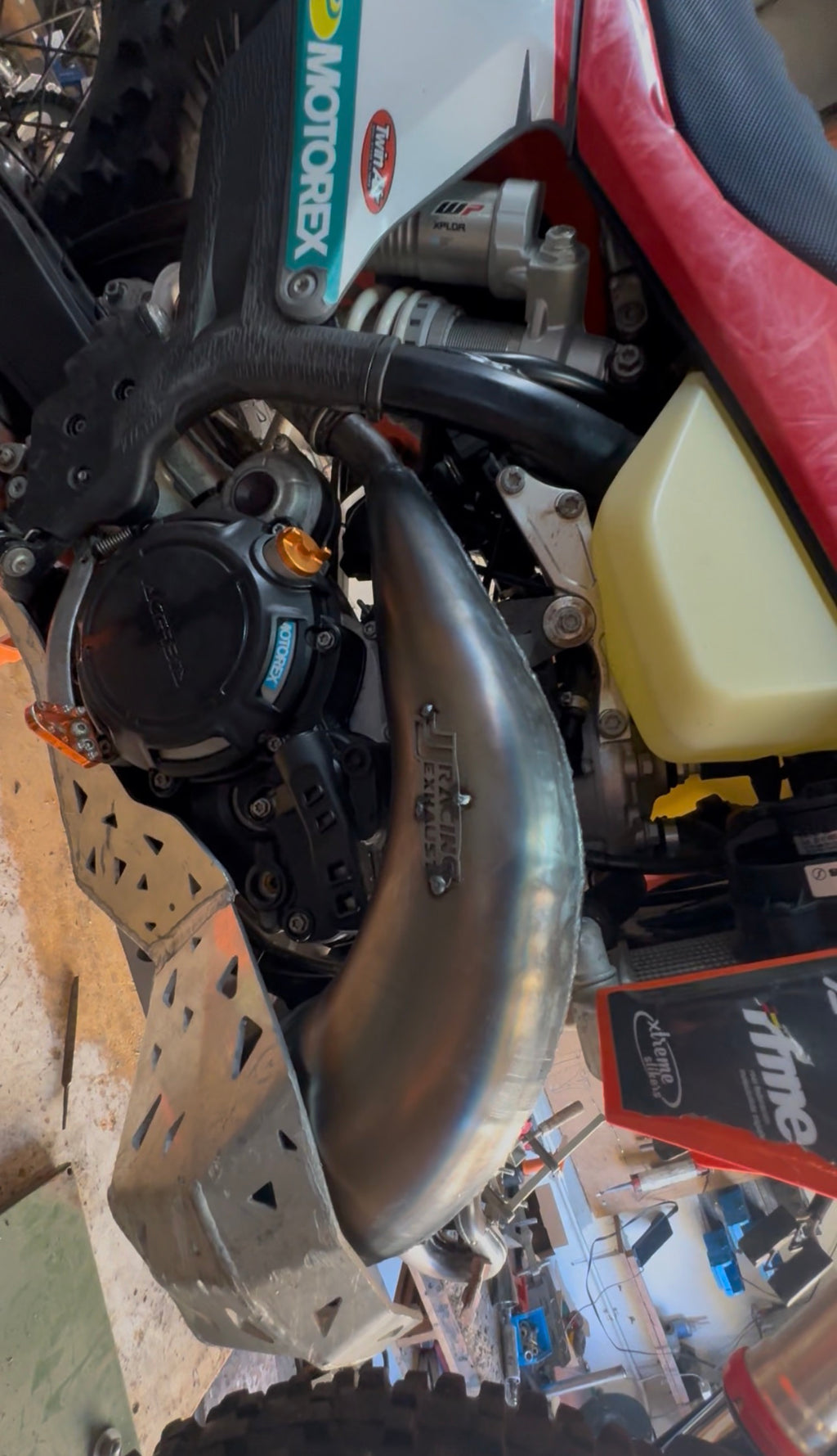 Bufanda escape JJ RACING works EXC TPI 20-23 XC 20-22 SX 19-22 GASGAS EC EX MC 21-23 HUSKI 250 300 TE 20-23 TC 19-22 2T