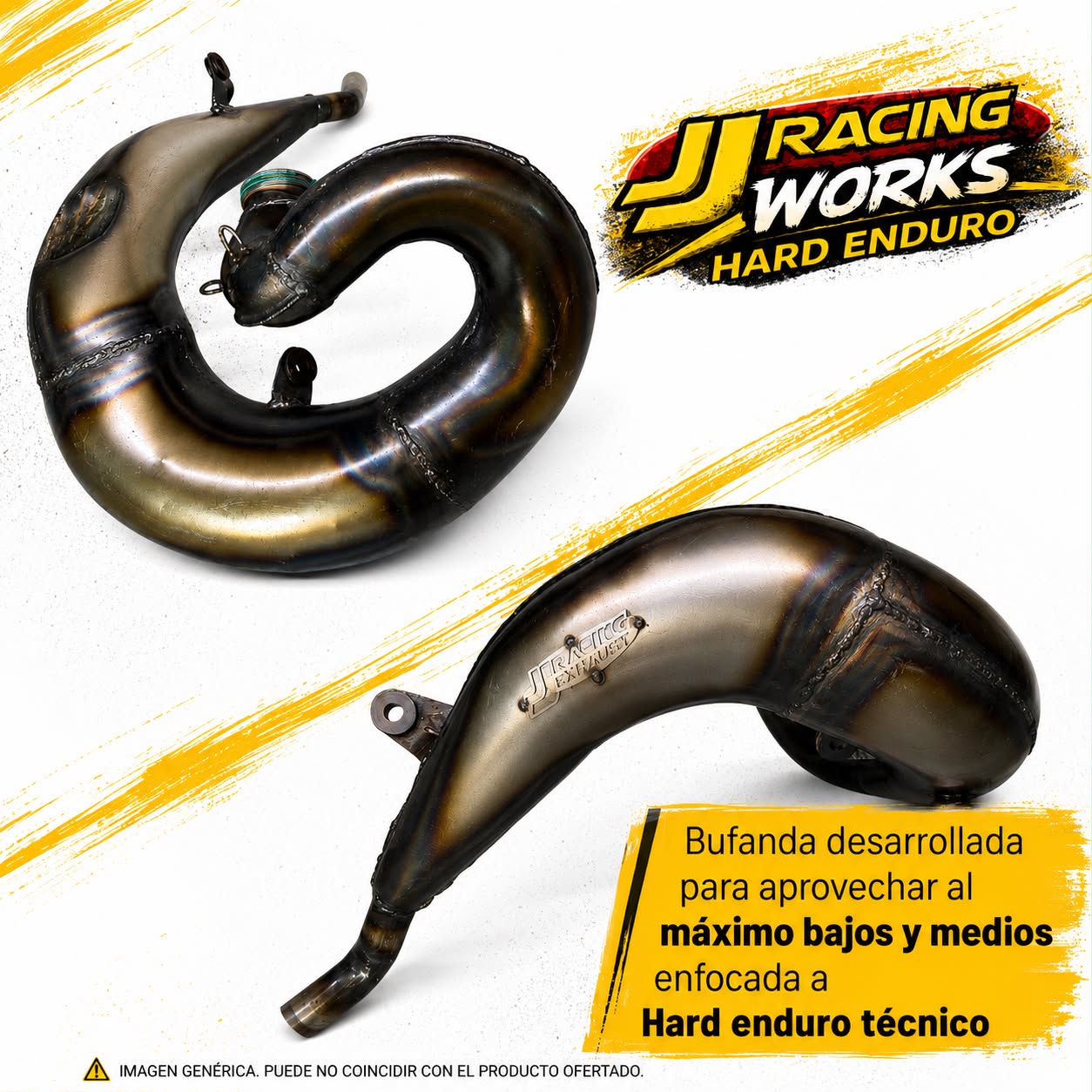 Bufanda JJ racing Works hard enduro para Sherco 250 300 2T 2025-2026