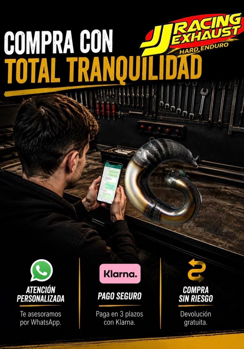 Bufanda JJ Racing Factory Hard Enduro Sherco 250/300 2T (2025–2026)