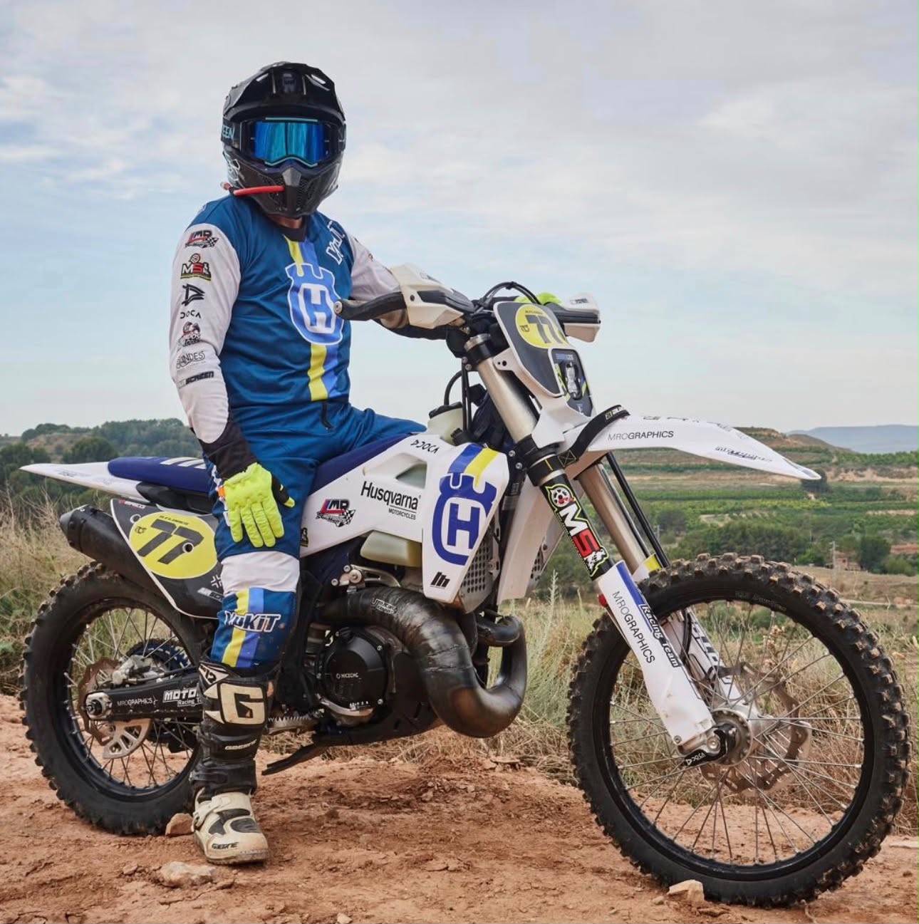 Bufanda JJ Racing Factory Hard Enduro KTM/GasGas/Husqvarna 250/300 2T (2023–2026)