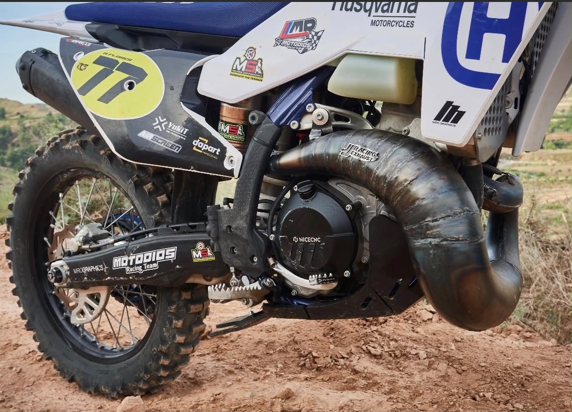 Bufanda JJ Racing Factory Hard Enduro KTM/GasGas/Husqvarna 250/300 2T (2023–2026)